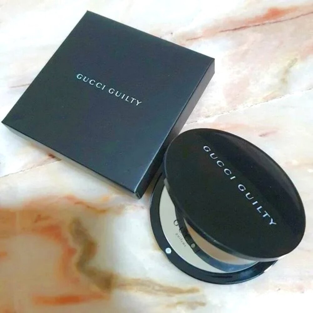 NEW! Luxe Authentic GUCCI Guilty Designer Two Way Compact Makeup Mirror in Box